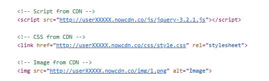 CDN file URLs
